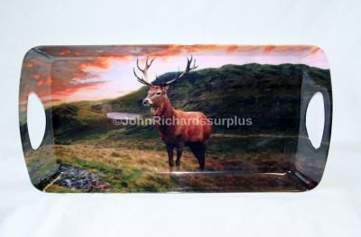 British Wildlife Red Deer Stag Sandwich Tray Leonardo Collection