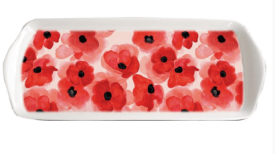 Turnowsky Poppy Design Medium Sandwich Tray. TUR0107