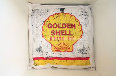 Golden Shell Motor Oil Cotton Weave Cushion 