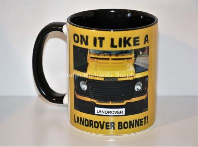 Classic Style China Mug Land Rover Defender On It Like A Bonnet