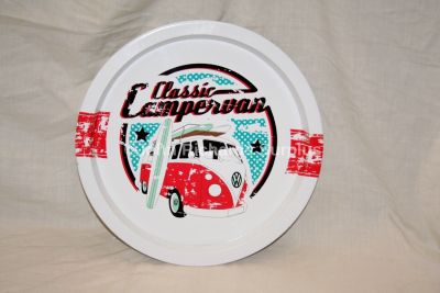 Volkswagen Classic Campervan Round Tin Tray 69011