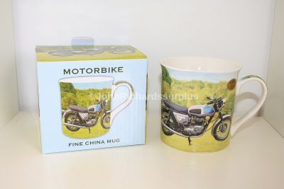 Classic Motorbike Fine China Mug Leonardo Collection