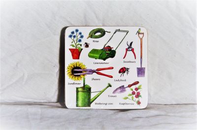 Garden Gardening Drinks Coaster Set of 4