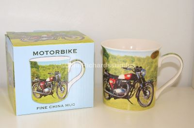 Classic Motorbike Fine China Mug Leonardo Collection