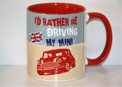 Classic Style China Mug I'd Rather Be Driving My Mini