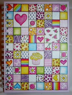 A5 Patchwork Hard Back Notebook