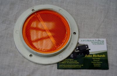 L E Perei Military Amber Trailer Reflector FVS21/2