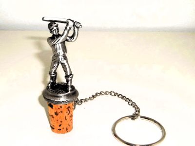 Pewter Bottle Stopper - Cricket 13378