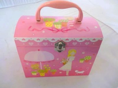 My Summer Garden Musical Jewellery Box Case 1338