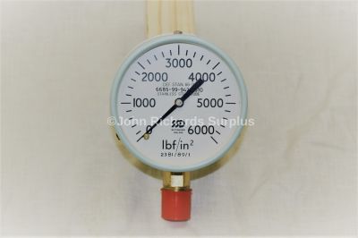 SSD Ltd Pressure Gauge 0-6000 Lbf/in² 217716PT23 6685-99-942-0510