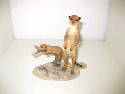 Out of Africa by Leonardo Meerkat Pair Ornament LP13683