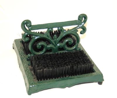 Cast Iron Double Boot Brush and Scraper 1552