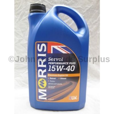 Engine Motor Oil Servol Performance Plus Mineral 15W - 40 5 Litres