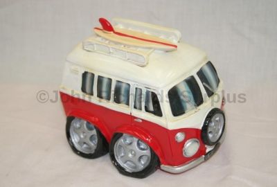 Volkswagen Camper Van Money Box-Piggy Bank with key lock