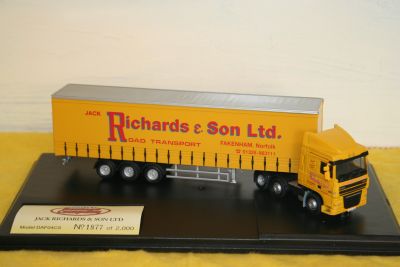 Oxford Die Cast DAF XF Truck Jack Richards Transport 1:76 scale DAF04CS