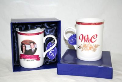 William & Catherine Commemorative Wedding Mug (Red) RW207