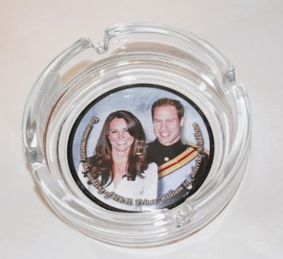 William & Catherine Commemorative Ashtray 118601