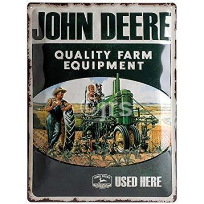 Nostalgic Art Tin Sign John Deere Farm Equipment 23137