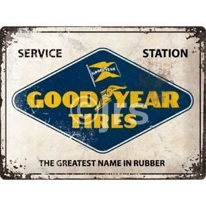 Nostalgic Art Tin Sign Goodyear Logo 23241