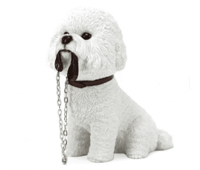 Leonardo Dog Collection Walkies Bichon Frise Figurine LP24644