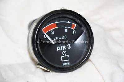 Smiths Commercial Truck Air 3 pressure Gauge 0-11 kPa x100 (0-160lb) PL 2323/08