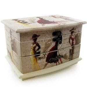 Artistic Ladies Wooden Jewellery Box 2667