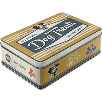 Nostalgic Art Dog Treats Storage Tin 30742