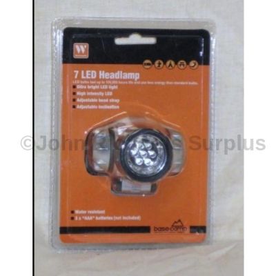 7 LED headlamp flashlight 32552