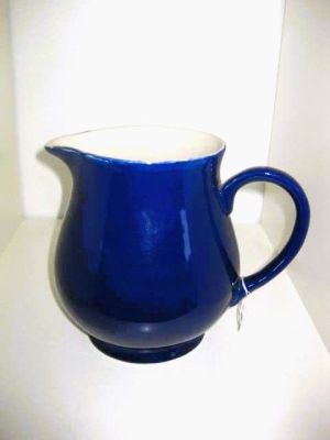 Blue Ceramic Jug Medium 329039M Clearance