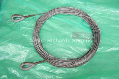 Wire Cable With Loops at Each End 3mm x 73 Feet Long 