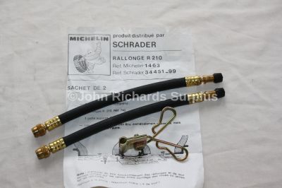 Schrader Rubber Extension Valve Pair 8 Inch 34451-99 NSN 259-99-978-2918