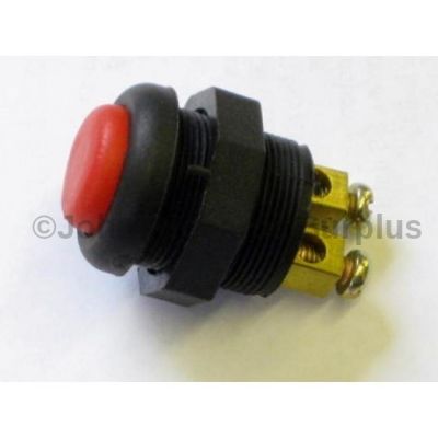 Light duty plastic body push button switch