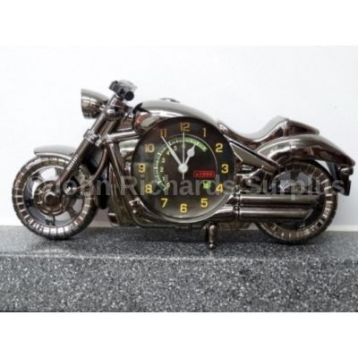 Art Design Motorbike battery operated alarm clock