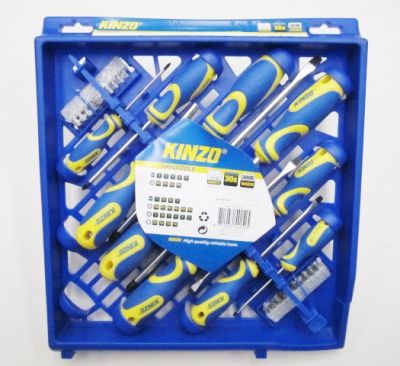 Kinzo 30 Piece Screwdriver Set 54152