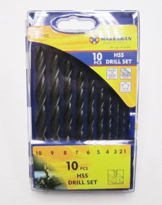 Marksman 10 Piece HSS Drill Bit Set 58095c