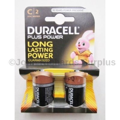 Duracell C Batteries x 2