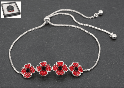 Poppy Friendship Bracelet From the Equilibrium Range 64236