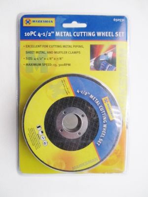 Marksman 10 Piece 4.5" Metal Cutting Disc Set 65053c