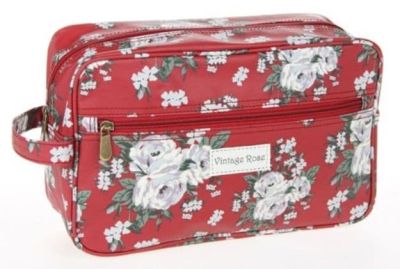 Vintage Rose Collection Canvas Wash Bag 71220