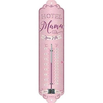 Nostalgic Art Thermometer Hotel Mama Open 24H 80318