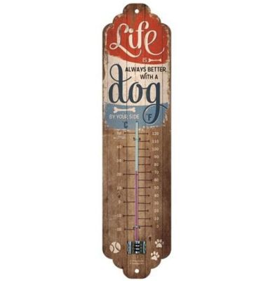 Nostalgic Art Thermometer Life is better with a Dog 80325