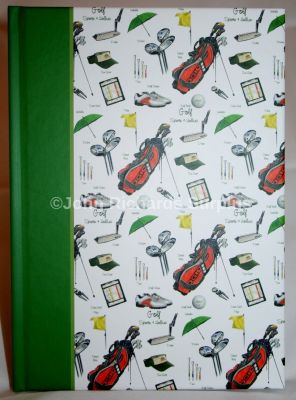 Golf Sports & Hobbies Hardback A5 notebook