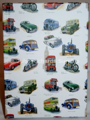 Classic vehicles Hardback A6 notebook