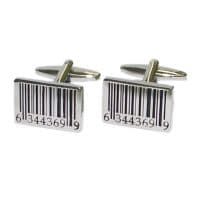 Novelty Cufflinks Bar Code, Delete Key, Beer/Willy Hand