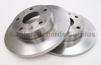 Brake Disc Front Pair Solid SDB100830