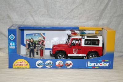 Bruder Fire Service Land Rover Defender 90 Station Wagon 1:16 scale Model 2596