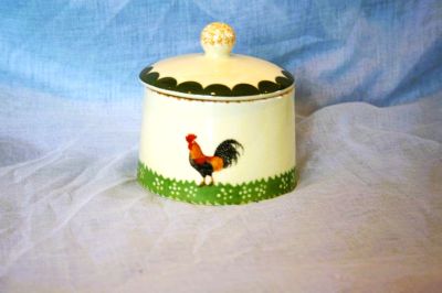 Fairmont and Main Cockerel Sugar Bowl CKL11