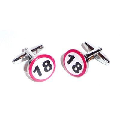 Special Birthdays Novelty Cufflinks 18 21 30 40 50 60