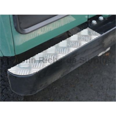 Defender Pair of Bumper Top End Aluminium Chequer Plates P.O.A DA2062