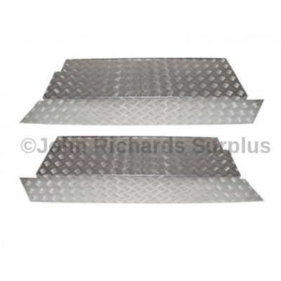 Defender 110 County Station Wagon Aluminium Rear Floor Side Pair Chequer Plate  P.O.A DA2064